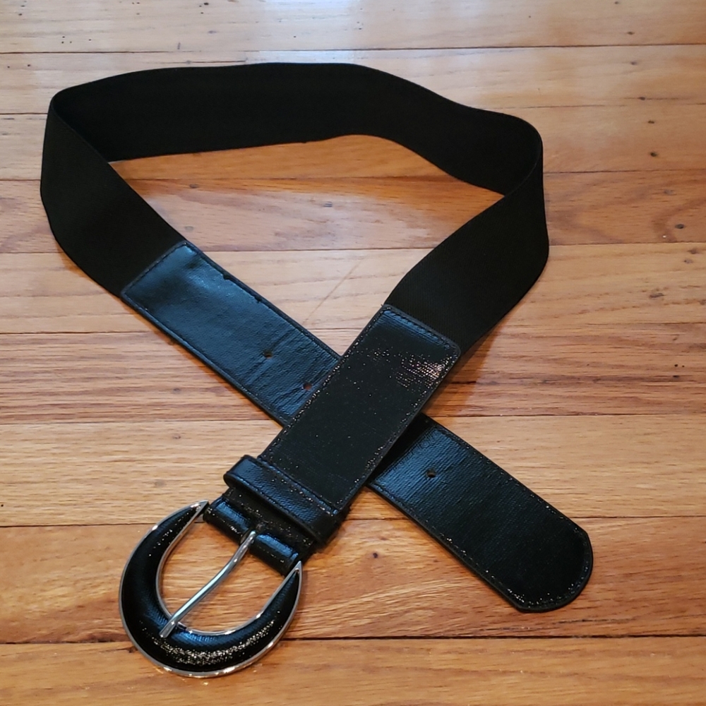 Black saks fifth avenue belt